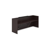 1КР-КЛ.201 Комплект Ресепшн с фартуком HPL (2654*749*1149) (без подсветки) 1КР-КЛ.201 - фото 262031