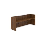 1КР-КЛ.201 Комплект Ресепшн с фартуком HPL (2654*749*1149) (без подсветки) 1КР-КЛ.201 - фото 262045