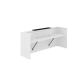 1КР-КЛ.201.1 Комплект Ресепшн с фартуком HPL (2654*749*1149) (с подсветкой) 1КР-КЛ.201.1 - фото 262067