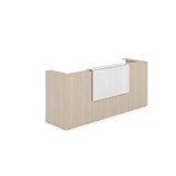 1КР-КЛ.201.1 Комплект Ресепшн с фартуком HPL (2654*749*1149) (с подсветкой) 1КР-КЛ.201.1 - фото 262068