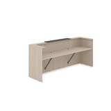 1КР-КЛ.201.1 Комплект Ресепшн с фартуком HPL (2654*749*1149) (с подсветкой) 1КР-КЛ.201.1 - фото 262071