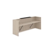 1КР-КЛ.201.1 Комплект Ресепшн с фартуком HPL (2654*749*1149) (с подсветкой) 1КР-КЛ.201.1 - фото 262073