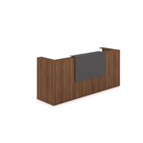 1КР-КЛ.201.1 Комплект Ресепшн с фартуком HPL (2654*749*1149) (с подсветкой) 1КР-КЛ.201.1 - фото 262076