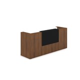 1КР-КЛ.201.1 Комплект Ресепшн с фартуком HPL (2654*749*1149) (с подсветкой) 1КР-КЛ.201.1 - фото 262078