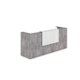 1КР-КЛ.201.1 Комплект Ресепшн с фартуком HPL (2654*749*1149) (с подсветкой) 1КР-КЛ.201.1 - фото 262080