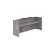 1КР-КЛ.201.1 Комплект Ресепшн с фартуком HPL (2654*749*1149) (с подсветкой) 1КР-КЛ.201.1 - фото 262083