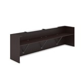 1КР-КЛ.202.1 Комплект Ресепшн с фартуком HPL (3854*749*1149) (с подсветкой) 1КР-КЛ.202.1 - фото 262117