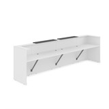 1КР-КЛ.202.1 Комплект Ресепшн с фартуком HPL (3854*749*1149) (с подсветкой) 1КР-КЛ.202.1 - фото 262125