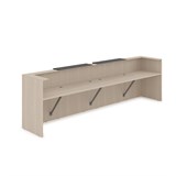 1КР-КЛ.202.1 Комплект Ресепшн с фартуком HPL (3854*749*1149) (с подсветкой) 1КР-КЛ.202.1 - фото 262131