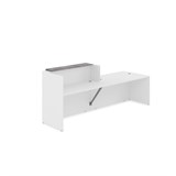 1КРС-ДС.007 Комплект Ресепшн с фартуком ЛДСП (2832*901*1161) (без подсветки) 1КРС-ДС.007 - фото 262165