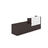 1КРС-ДС.007.1 Комплект Ресепшн с фартуком ЛДСП (2832*901*1161) (с подсветкой) 1КРС-ДС.007.1 - фото 262188