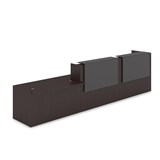 1КРС-ДС.008 Комплект Ресепшн с фартуком ЛДСП (4232*901*1161) (без подсветки) 1КРС-ДС.008 - фото 262212