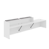 1КРС-ДС.008 Комплект Ресепшн с фартуком ЛДСП (4232*901*1161) (без подсветки) 1КРС-ДС.008 - фото 262217