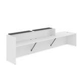 1КРС-ДС.008 Комплект Ресепшн с фартуком ЛДСП (4232*901*1161) (без подсветки) 1КРС-ДС.008 - фото 262219