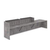 1КРС-ДС.008 Комплект Ресепшн с фартуком ЛДСП (4232*901*1161) (без подсветки) 1КРС-ДС.008 - фото 262221