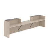 1КРС-ДС.009.1 Комплект Ресепшн с фартуком ЛДСП (4232*901*1161) (с подсветкой) 1КРС-ДС.009.1 - фото 262277