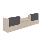 1КРС-ДС.009.1 Комплект Ресепшн с фартуком ЛДСП (4232*901*1161) (с подсветкой) 1КРС-ДС.009.1 - фото 262278