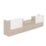 1КРС-ДС.009.1 Комплект Ресепшн с фартуком ЛДСП (4232*901*1161) (с подсветкой) 1КРС-ДС.009.1 - фото 262280