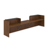 1КРС-ДС.009.1 Комплект Ресепшн с фартуком ЛДСП (4232*901*1161) (с подсветкой) 1КРС-ДС.009.1 - фото 262285