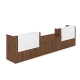 1КРС-ДС.009.1 Комплект Ресепшн с фартуком ЛДСП (4232*901*1161) (с подсветкой) 1КРС-ДС.009.1 - фото 262286