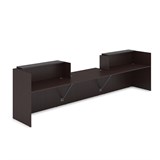 1КРС-ДС.009.1 Комплект Ресепшн с фартуком ЛДСП (4232*901*1161) (с подсветкой) 1КРС-ДС.009.1 - фото 262291