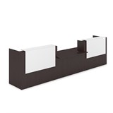 1КРС-ДС.009.1 Комплект Ресепшн с фартуком ЛДСП (4232*901*1161) (с подсветкой) 1КРС-ДС.009.1 - фото 262292