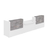 1КРС-ДС.009.1 Комплект Ресепшн с фартуком ЛДСП (4232*901*1161) (с подсветкой) 1КРС-ДС.009.1 - фото 262294