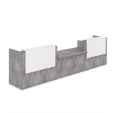 1КРС-ДС.009.1 Комплект Ресепшн с фартуком ЛДСП (4232*901*1161) (с подсветкой) 1КРС-ДС.009.1 - фото 262300