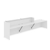 1КРС-КЛ.008.1 Комплект Ресепшн с фартуком HPL (4232*901*1149) (с подсветкой) 1КРС-КЛ.008.1 - фото 262399