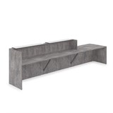 1КРС-КЛ.008.1 Комплект Ресепшн с фартуком HPL (4232*901*1149) (с подсветкой) 1КРС-КЛ.008.1 - фото 262417