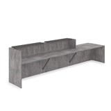 1КРС-КЛ.008.1 Комплект Ресепшн с фартуком HPL (4232*901*1149) (с подсветкой) 1КРС-КЛ.008.1 - фото 262419