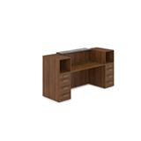 1КРТ-ДС.004 Комплект Ресепшн с фартуком ЛДСП (2232*763*1161) (без подсветки) 1КРТ-ДС.004 - фото 262489