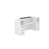 1КРТ-ДС.004 Комплект Ресепшн с фартуком ЛДСП (2232*763*1161) (без подсветки) 1КРТ-ДС.004 - фото 262503