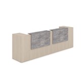 1КРТ-ДС.005.1 Комплект Ресепшн с фартуком ЛДСП (3632*763*1161) (с подсветкой) 1КРТ-ДС.005.1 - фото 262562