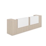 1КРТ-ДС.005.1 Комплект Ресепшн с фартуком ЛДСП (3632*763*1161) (с подсветкой) 1КРТ-ДС.005.1 - фото 262564