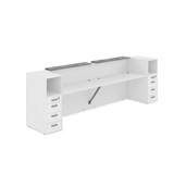 1КРТ-ДС.005.1 Комплект Ресепшн с фартуком ЛДСП (3632*763*1161) (с подсветкой) 1КРТ-ДС.005.1 - фото 262581