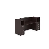 1КРТ-КЛ.004 Комплект Ресепшн с фартуком HPL (2232*751*1149) (без подсветки) 1КРТ-КЛ.004 - фото 262591