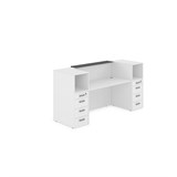 1КРТ-КЛ.004 Комплект Ресепшн с фартуком HPL (2232*751*1149) (без подсветки) 1КРТ-КЛ.004 - фото 262597