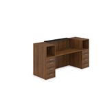 1КРТ-КЛ.004 Комплект Ресепшн с фартуком HPL (2232*751*1149) (без подсветки) 1КРТ-КЛ.004 - фото 262611