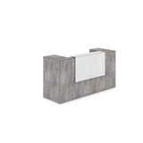 1КРТ-КЛ.004 Комплект Ресепшн с фартуком HPL (2232*751*1149) (без подсветки) 1КРТ-КЛ.004 - фото 262612