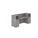 1КРТ-КЛ.004 Комплект Ресепшн с фартуком HPL (2232*751*1149) (без подсветки) 1КРТ-КЛ.004 - фото 262613