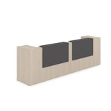 1КРТ-КЛ.005 Комплект Ресепшн с фартуком HPL (3632*751*1149) (без подсветки) 1КРТ-КЛ.005 - фото 262662