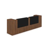 1КРТ-КЛ.005.1 Комплект Ресепшн с фартуком HPL (3632*751*1149) (с подсветкой) 1КРТ-КЛ.005.1 - фото 262700