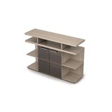 4ШН.012.1 Шкаф низкий со стеклом (1400*400*952) 4ШН.012.1 - фото 263785