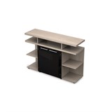 4ШН.012.2 Шкаф низкий со стеклом (1400*400*952) 4ШН.012.2 - фото 263789