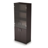 6Ш.005.3 Шкаф для документов высокий со стеклом (800*450*2116) 6Ш.005.3 - фото 266743