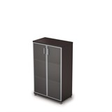 6Ш.017.4 Шкаф для документов средний со стеклом (800*450*1348) 6Ш.017.4 - фото 266784