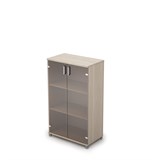 6ШД.017.3 Шкаф для документов средний со стеклом (800*450*1348) 6ШД.017.3 - фото 266817