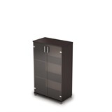 6ШД.017.3 Шкаф для документов средний со стеклом (800*450*1348) 6ШД.017.3 - фото 266818