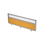 9БТС.0415.8 Барьер из ткани и стекла в алюминиевом профиле, фронтальный (1200*29*400) 9БТС.0415.8 - фото 267417